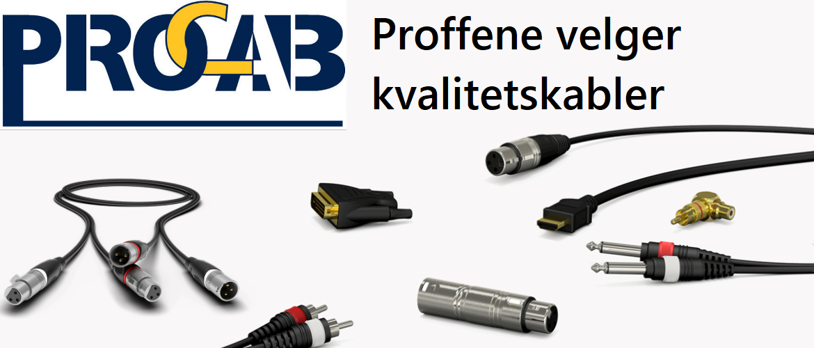 Procab - kabler til profesjonelt bruk